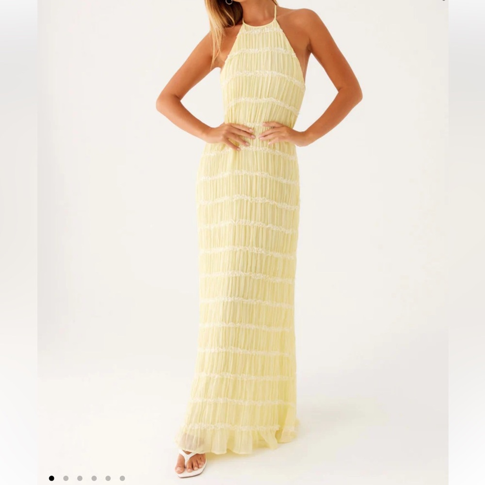 Peppermayo Yellow Maxi Dress